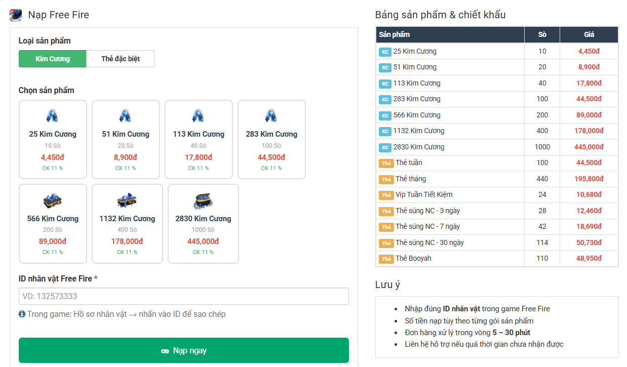Hướng Dẫn Nạp Game Free Fire Bằng Thẻ Mobi Nhanh Chóng Và An Toàn - Ảnh 4