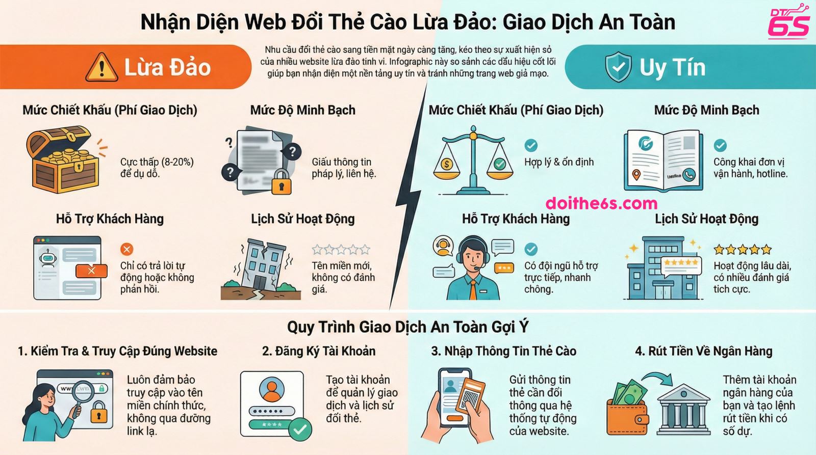 Cảnh báo web đổi thẻ cào lừa đảo - Cách chọn trang đổi thẻ cào thành tiền mặt uy tín - Ảnh 2