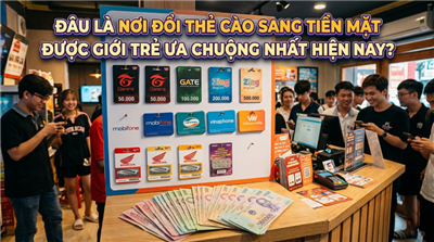 Đâu là nơi đổi thẻ cào sang tiền mặt được giới trẻ ưa chuộng nhất hiện nay?