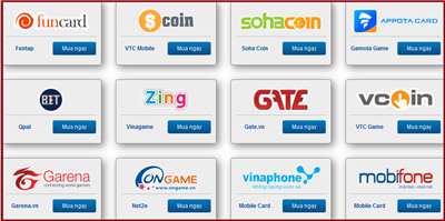 Năm 2026 những loại thẻ game nào có thể đổi thẻ game sang tiền mặt khi không còn nhu cầu sử dụng?