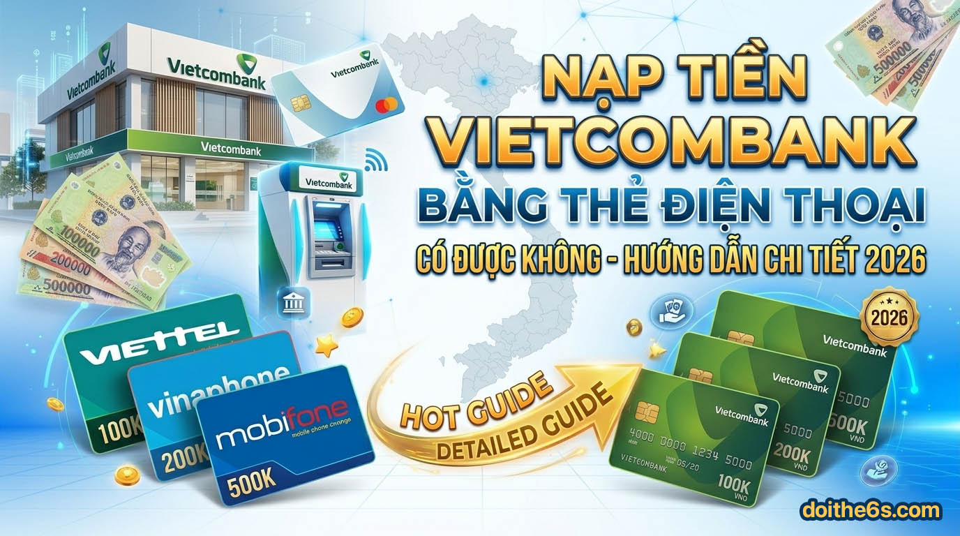 Nạp Tiền Vietcombank Bằng Thẻ Điện Thoại Có Được Không - Hướng Dẫn Chi Tiết 2026 - Ảnh 3