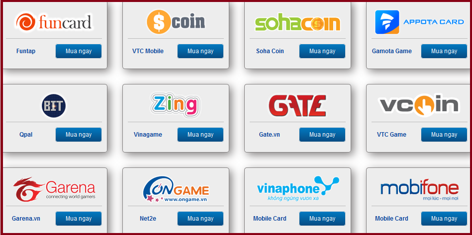 Năm 2026 những loại thẻ game nào có thể đổi thẻ game sang tiền mặt khi không còn nhu cầu sử dụng? - Ảnh 2